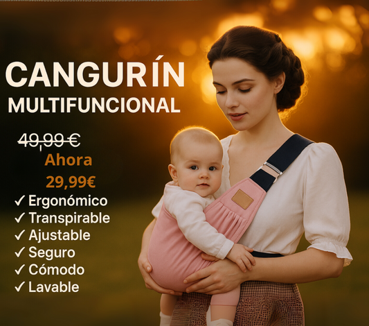 ¡CANGURIN! Portabebé Multifuncional
