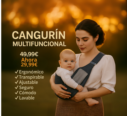 ¡CANGURIN! Portabebé Multifuncional