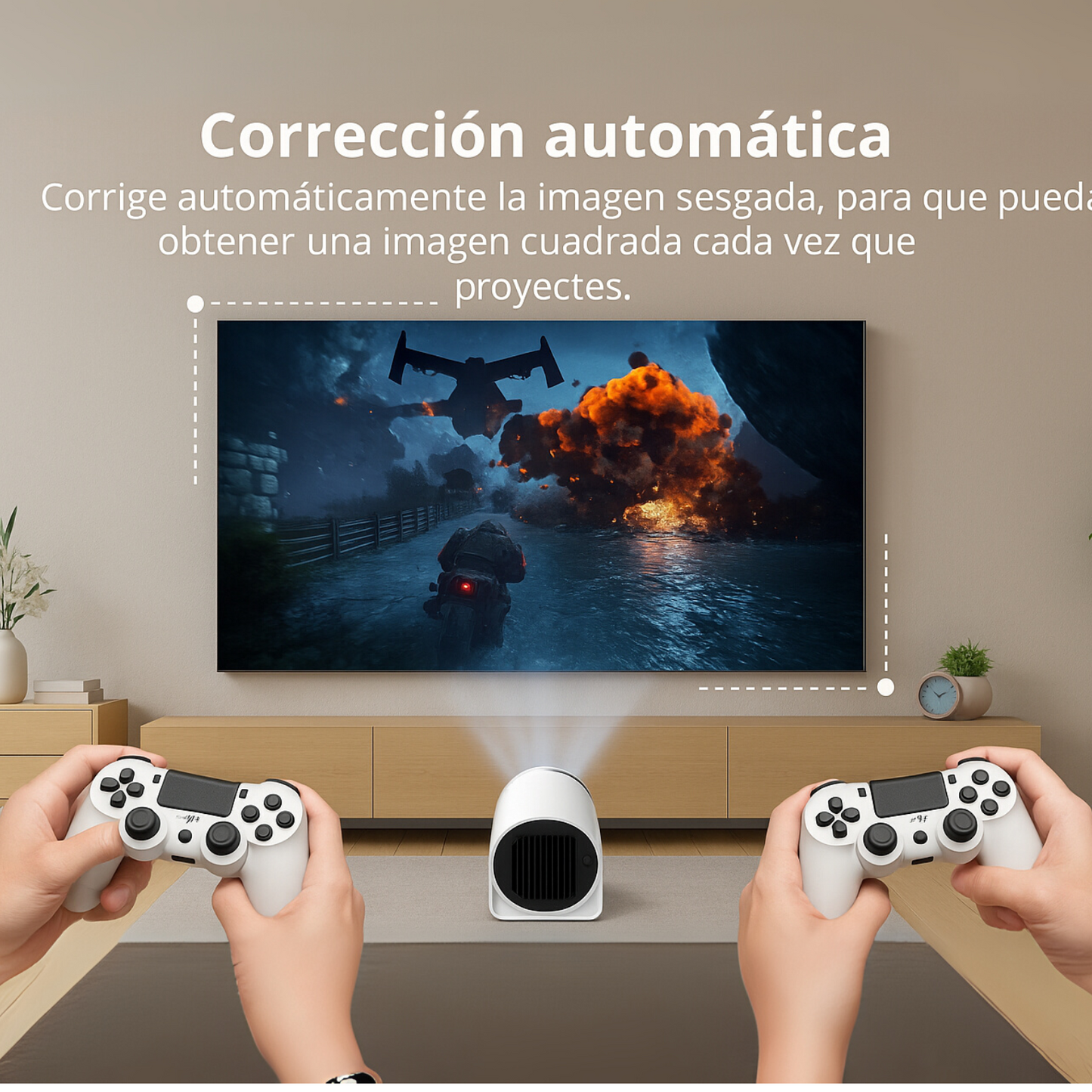 Proyector Gamer-Cine en Casa